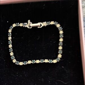 Vintage Sterling Silver Tennis Bracelet